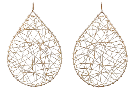 Mesh 'teardrop' Earrings