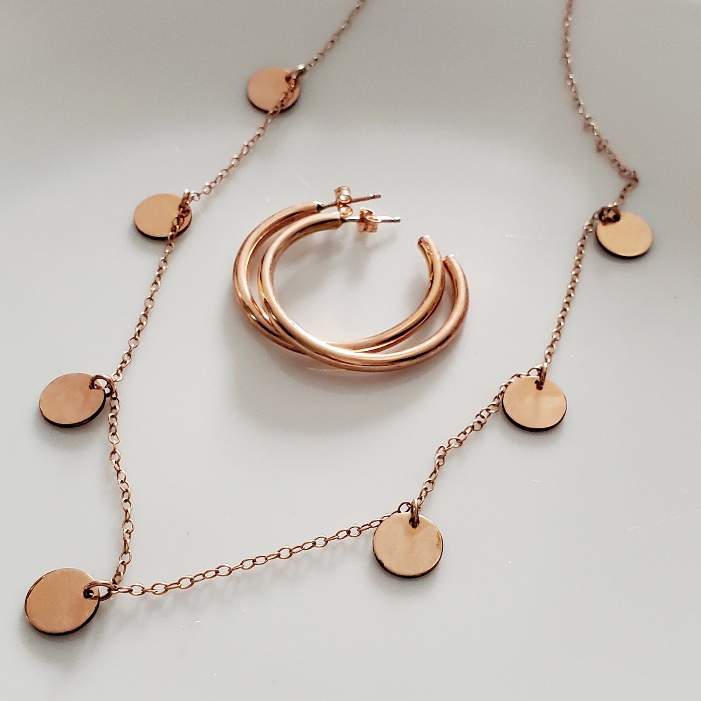 Multi Disc Necklace